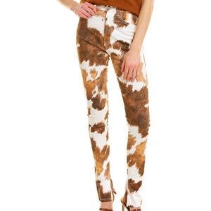 WEWOREWHAT - COWHIDE STILETTO SLIT JEANS *NEW W/ TAGS* SIZE 31